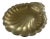 Mid-Century Brass Shell Platter For Sale