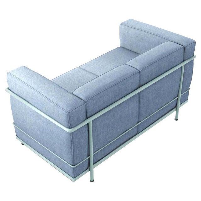 LC2 Two-Seat Sofa by Le Corbusier, P. Jeanneret, Charlotte Perriand for Cassina For Sale - Image 9 of 9
