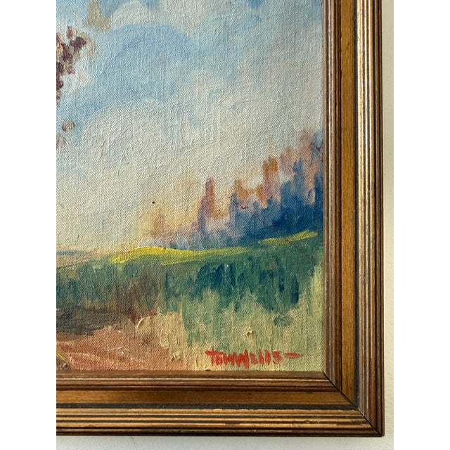 Mid-Century American Landscape Oil Painting For Sale In Minneapolis - Image 6 of 7