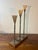 Paul Evans Vintage American Studio Sculptural Brutalist Steel and Bronze Candlesticks For Sale - Image 4 of 7