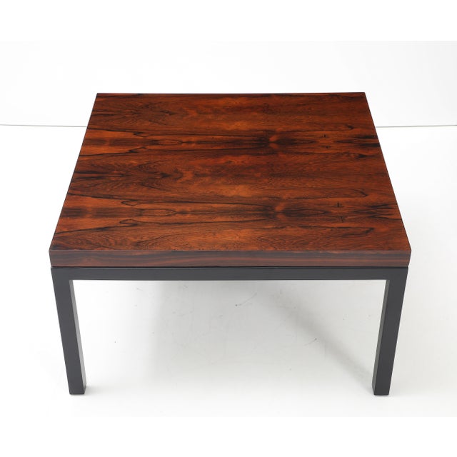 Brazilian Rosewood and Lacquer Coffee Table by Knoll For Sale - Image 13 of 15