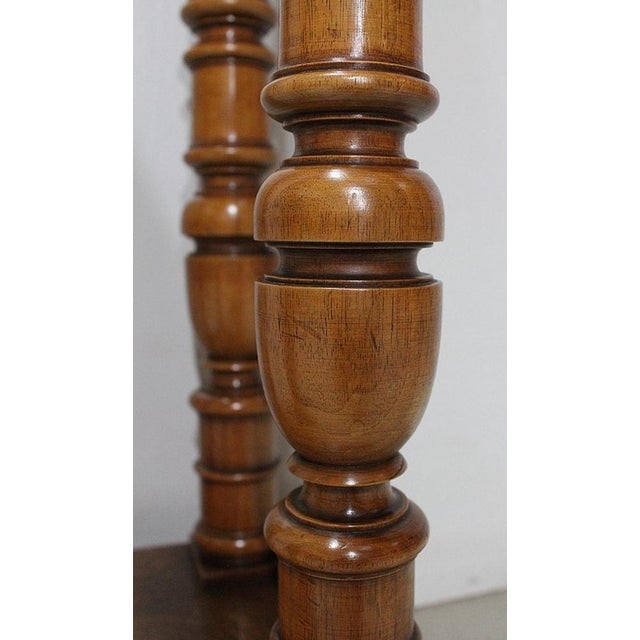 Late19th Century Gothic Walnut Seal Side Table For Sale - Image 12 of 18