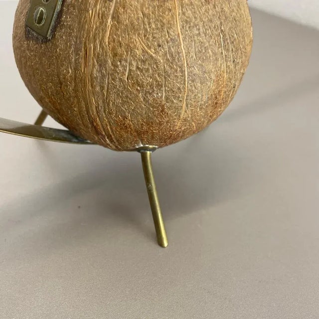 Brass and Coconut Watering Can attributed to Carl Auböck, Austria, 1950s For Sale - Image 14 of 18