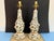 Japanese 1950s Applied Floral Porcelain Tree of Life Lamps, Pair For Sale - Image 3 of 18