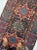 Black Antique Northwest Runner in Smokey Blackish-Blue Ground with Teals, Blues, Greens 3 x 13.10 For Sale - Image 8 of 13