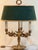 Mid 20th Centuty Swan Form French Empire Style Brass Bouilotte Table Lamp For Sale - Image 9 of 12