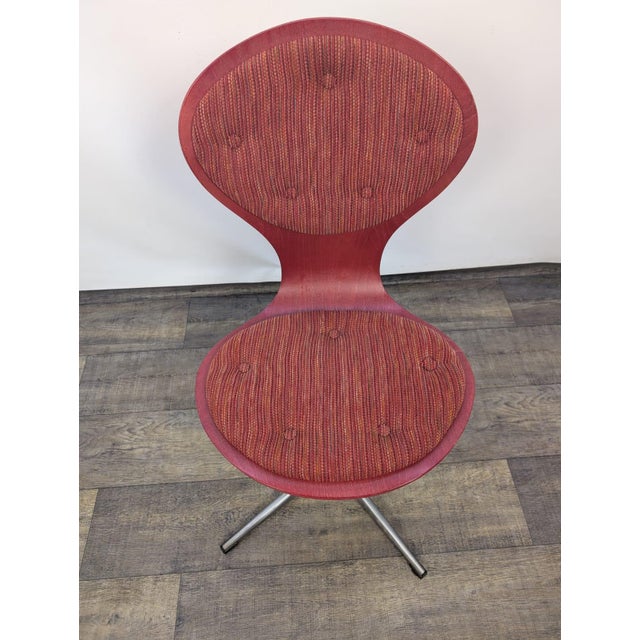 Red Vintage Flottoto Swivel Chair, 1960s For Sale - Image 8 of 15