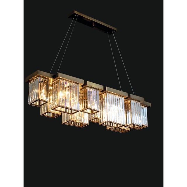 Collection Labirinto Chandelier in Metal and Crystal by Jago For Sale - Image 6 of 13