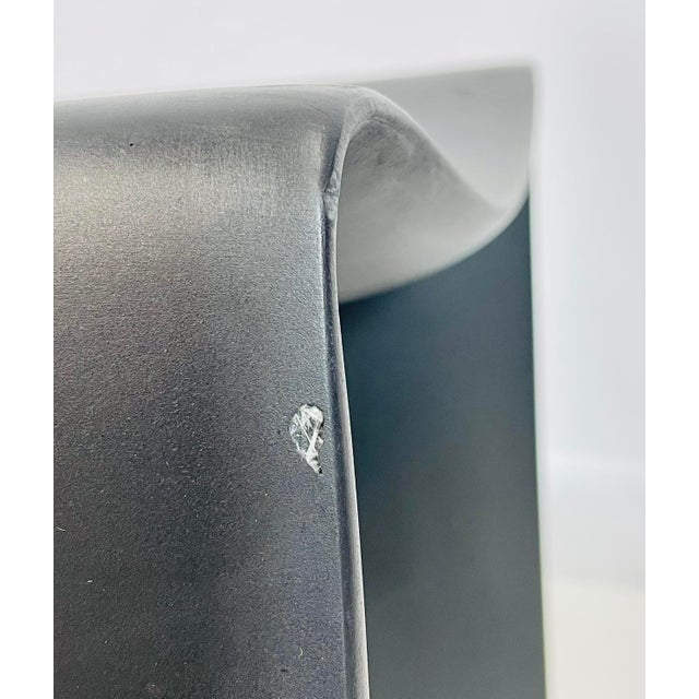 Eight "Positano" Black Foundry Dining Chairs in the Style of Patrick Naggar For Sale - Image 12 of 12