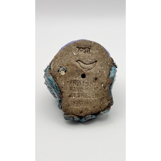 Thomas Hellström Mid 20th Century Nittsjö Sweden Pottery Bird by Thomas Hellström For Sale - Image 4 of 5
