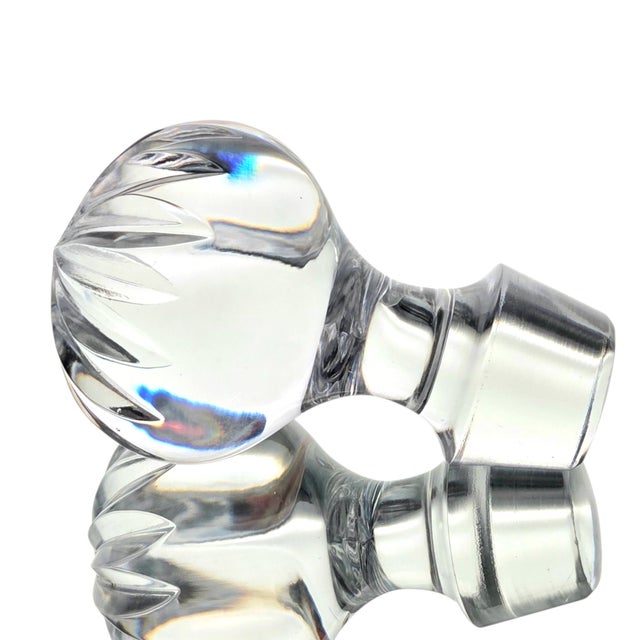 Late 20th Century Atlantis Miguel Lead Crystal Ship's Whiskey Decanter With Stopper For Sale - Image 9 of 12
