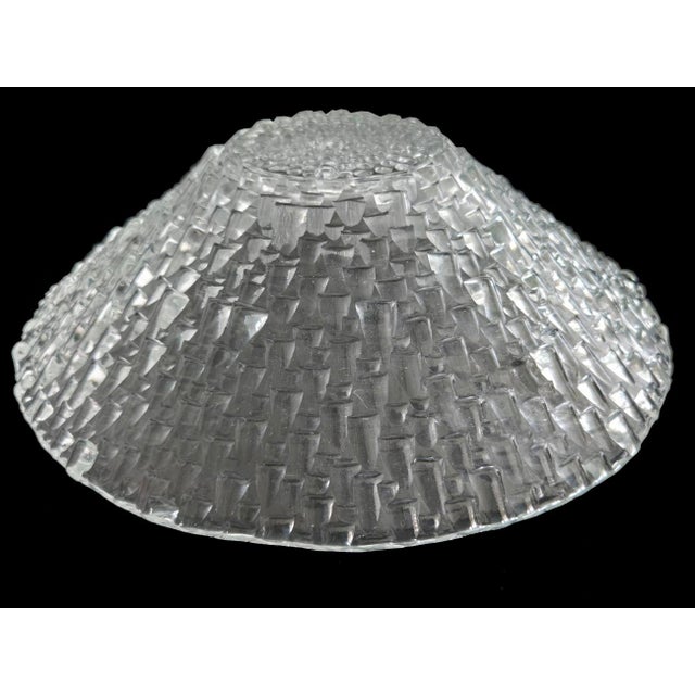 Pilgrim Manufacturing Vintage Pilgrim Glass Textured Glass Bowl For Sale - Image 4 of 14