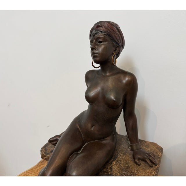 Emmanuel Villanis, Nude L Esclave, 19th Century, Bronze For Sale - Image 4 of 17