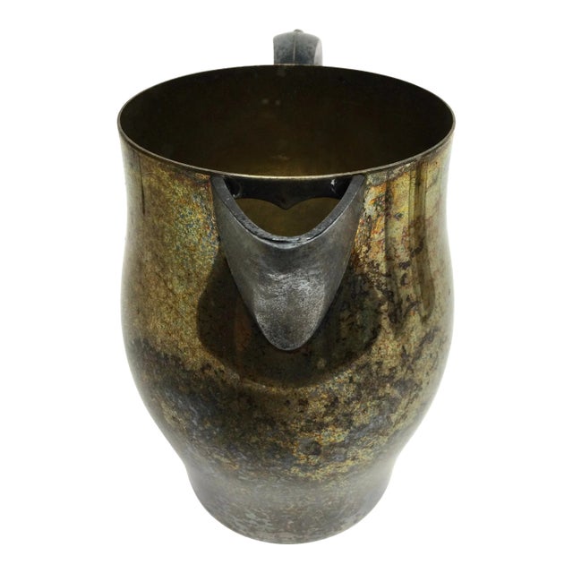 R Polishing Vintage Silverplate Oneida Water Pitcher For Sale