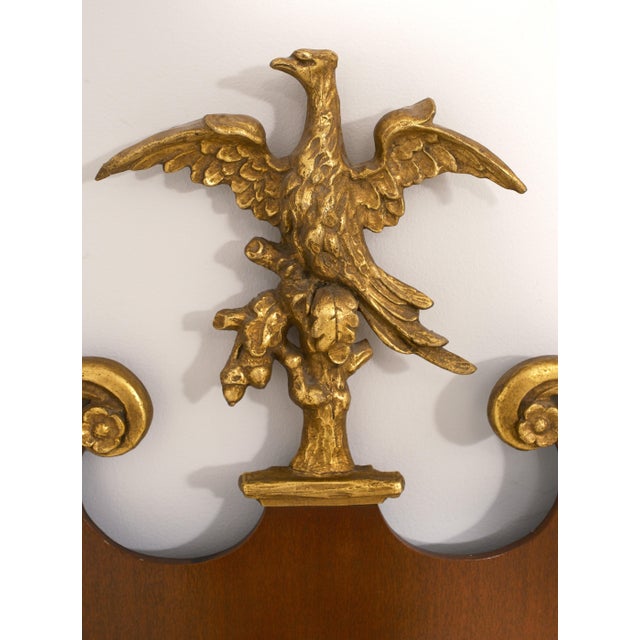 Gold Freidman Brothers Model 4831 Federal Mahogany Mirror For Sale - Image 8 of 11