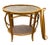 Chinoiserie Vintage Bamboo Rattan Table W/Serving Tray For Sale - Image 3 of 11