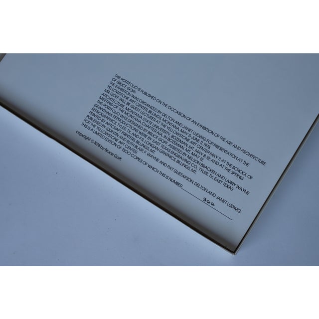 Paper Bruce Goff Architectural Portfolio, 1978 For Sale - Image 7 of 17