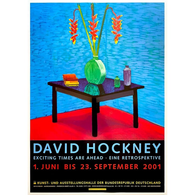 David Hockney ポスター David Hockney Lithograph Print Tate Britain Framed Pop Art