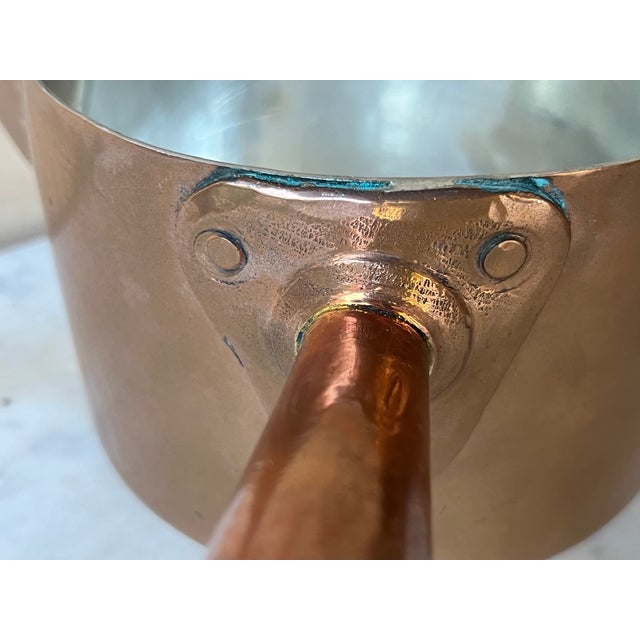 Tinned Patissier Pan With Spout by j.l. Grand, C. 1900 For Sale In San Francisco - Image 6 of 9