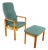 Danish Relax Armchair and Ottoman in Teak by Schou Andersen, 1960 For Sale