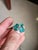 A very gorgeous and beautiful, Emerald three Stone Ring set in 18K Matte Yellow Gold & Diamonds. The weight of the...