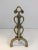 Bronze and Iron Andirons, Signed, French, circa 1930 - A Pair For Sale - Image 4 of 8