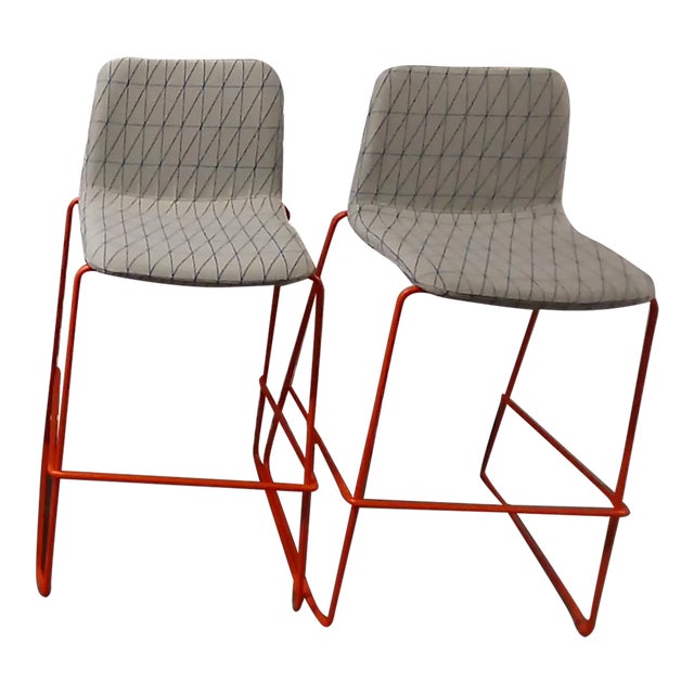 Pair of NaughtOne Herman Miller LIV Stools For Sale