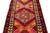 Tribal Vintage Persian Hamadan Runner – Geometric Tribal Wool Rug 3x14 For Sale - Image 3 of 10