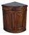 Louis Philippe Corner Cabinet in Walnut For Sale