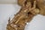 France XVIIIth Century Small Wall Bracket in Stuccoed and Gilded Wood, the Scalloped Top Supported by Zéphir For Sale - Image 12 of 13