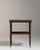 French 19th Century France Rich Walnut Brown Carved Walnut Side Table With Shelf For Sale - Image 3 of 11