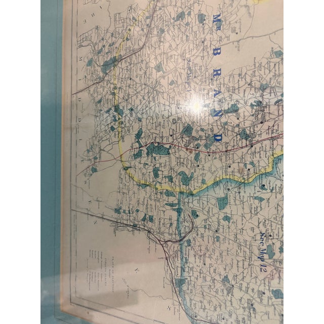 Antique Map of Hertfordshire From Hobson’s Fox-Hunting Atlas For Sale In Boise - Image 6 of 9