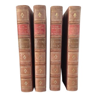 1838 the Life and Time of Louis the Fourteenth by G P R James - 4 Volumes For Sale