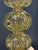Murano Green Glass Lamps - a Pair For Sale - Image 4 of 6