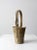 Contemporary Vintage Frank Polizzi Pottery Basket Vase For Sale - Image 3 of 13