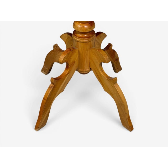 Swedish Modern, Side Table, Pine, Sliced Log, Sweden, 1960s For Sale - Image 11 of 11