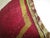Contemporary Zabihi Collection Raspberry Turkish Ghiordes Rug Pillow For Sale - Image 3 of 5