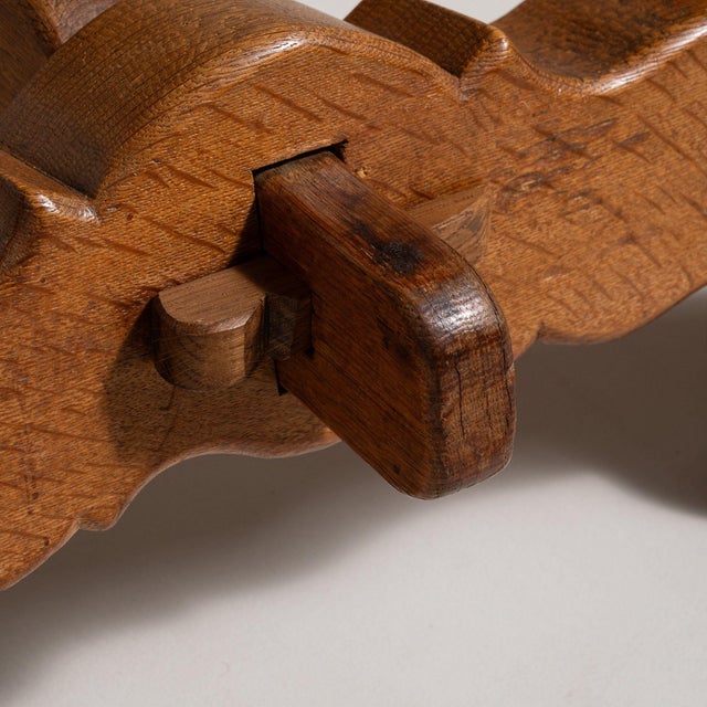 Mid 20th Century France Amber Wood Dining Table For Sale - Image 4 of 11