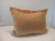 Traditional Vintage Blue & Gold Silk Velvet Decorative Bolster Pillow For Sale - Image 3 of 6