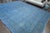 1960s Vintage Persian Handmade Wool Cotton Blue Area Rug For Sale - Image 10 of 11