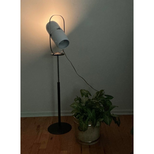 Vintage Westinghouse Industrial Mid-Century Lamp Floor Light Spotlight Chrome Directional, Circa 1950s For Sale - Image 12 of 12