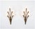This pair of 1950s Mid-Century Modern wall sconces represents a masterful collaboration between renowned designer Oscar...