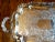 Large Ornate Silver Serving Tray With Handles For Sale - Image 9 of 11