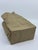 Brown Vintage Pop Art Ceramic Crumbled Paper Bag Statue For Sale - Image 8 of 12