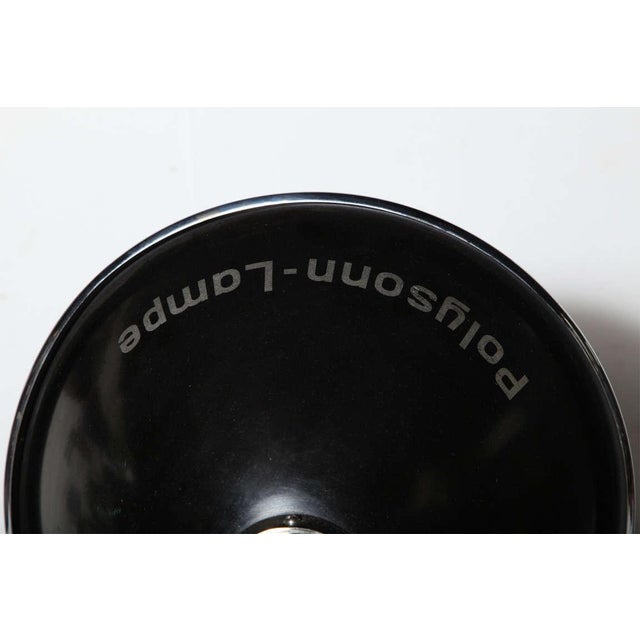 Black Substantial Polysonn-Lampe Nickel Plate & Black Iron Table Lamp, 1920's For Sale - Image 8 of 10