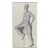 1950s Mid Century Modern Figure Painting of a Man For Sale