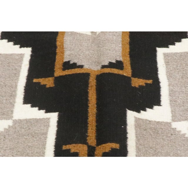 Early 20th Century Vintage Klagetoh Navajo-Style Kilim Rug - 04'06 X 07'02 For Sale - Image 5 of 12