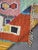 Cream Moroccan Color-Block Patchwork Design Rug - 9.4 X 5.9 Ft For Sale - Image 8 of 8