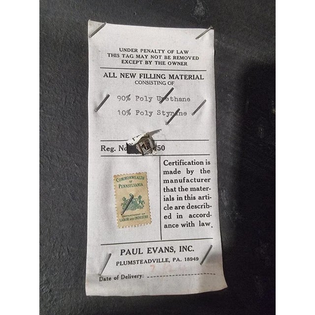 Textile Cityscape Ottoman Stool by Paul Evans, 1970s For Sale - Image 7 of 8