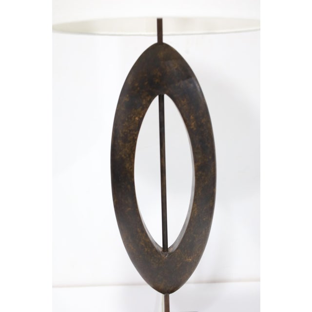 2010s Porta Romana Patinated Copper "Manhattan" Lamp, 2000s For Sale - Image 5 of 9